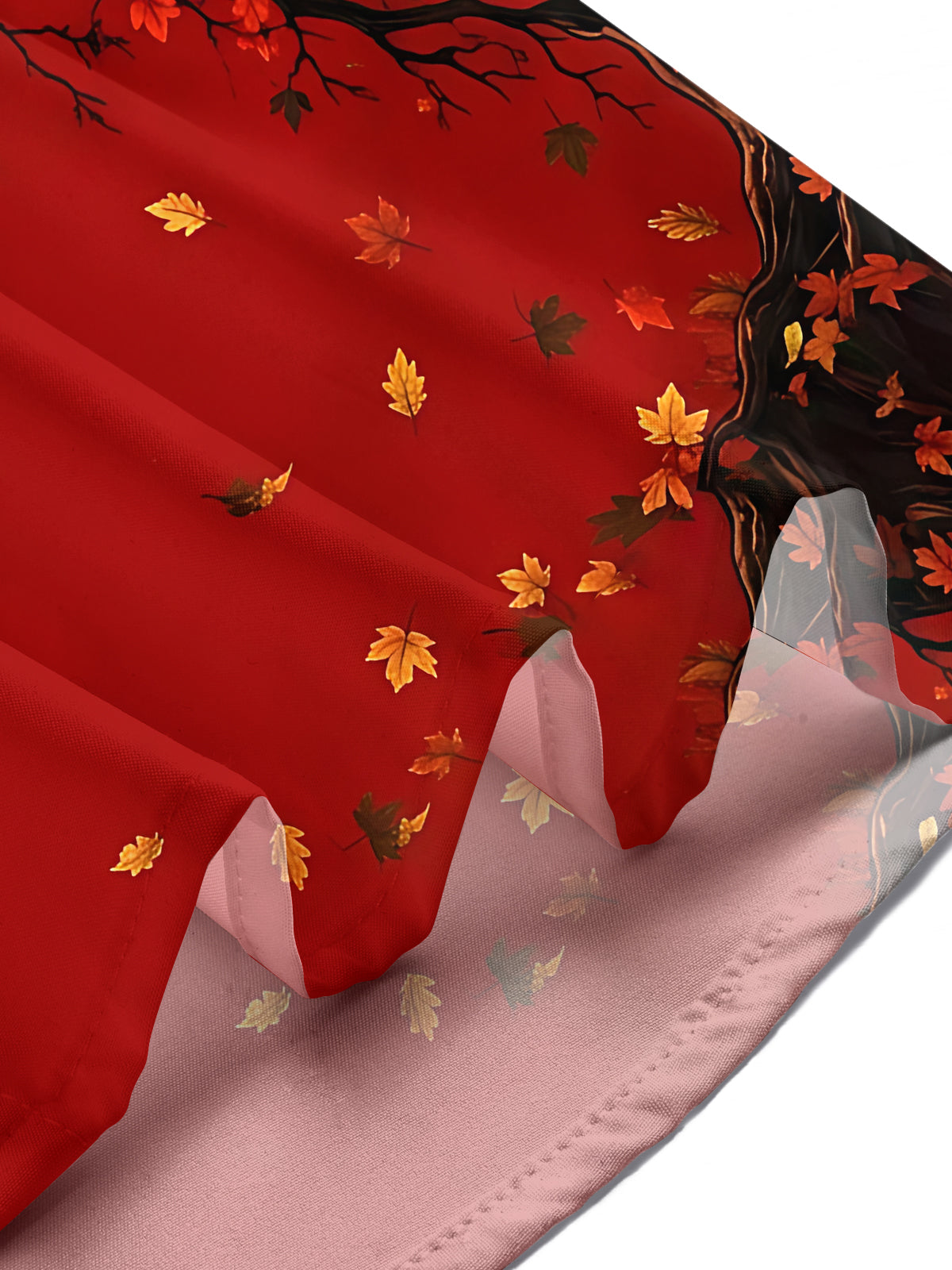 Adaychic Men's Graphic Halloween Witch And Pumpkins Print Short Sleeve Shirt with Chest Pocket