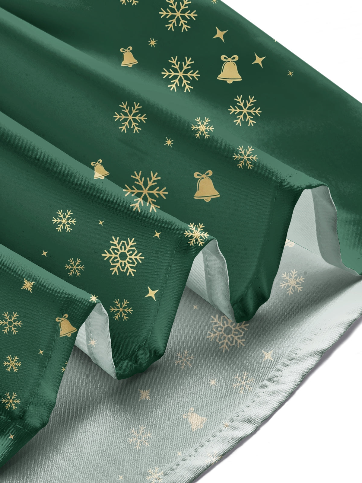 Adaychic Men's Graphic Christmas Print Holiday Print Long Sleeve Shirt with Chest Pocket