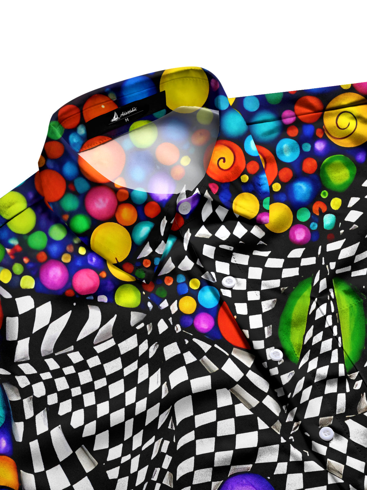 Geometry Men's Pocket Short Sleeve Shirts