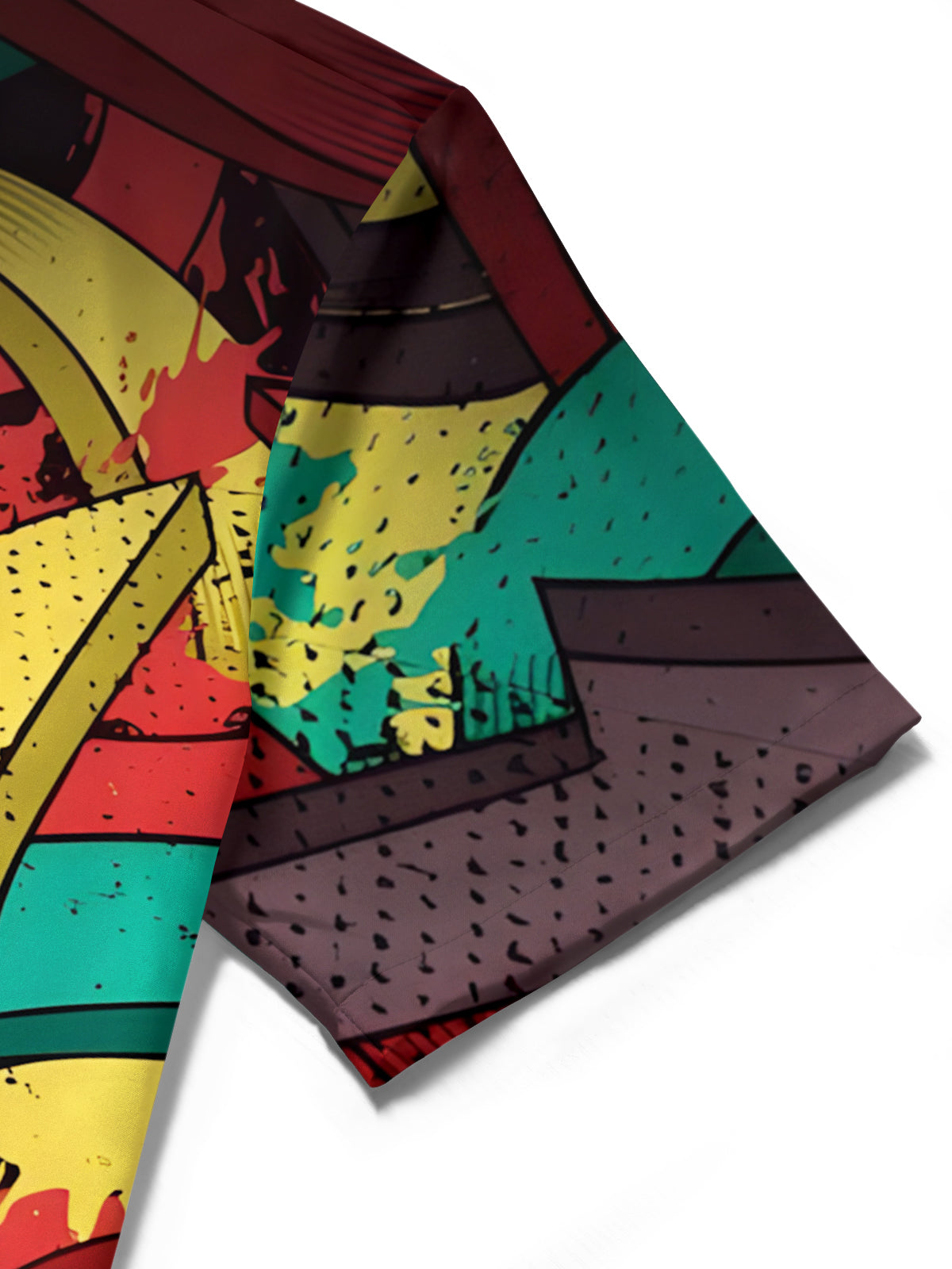 Arrow Print Men's Pocket Short Sleeve Shirts