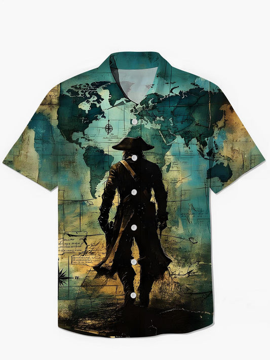 Captain Boat Men's Pocket Short Sleeve Shirts