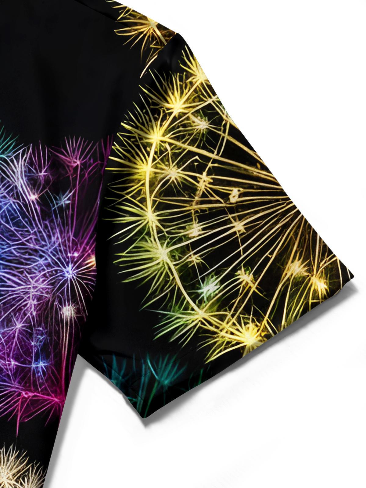 Dandelion Men's Pocket Short Sleeve Shirts