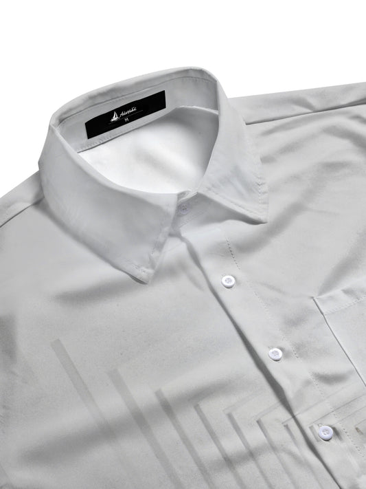 Corridor Print Men's Pocket Short Sleeve Shirts