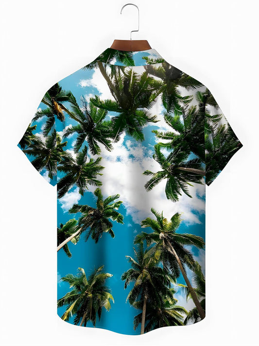 Hawaiian Men's Pocket Short Sleeve Shirts