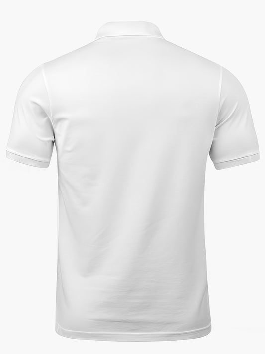 Bicycle Print Men's Short Sleeve Button Polo Shirt