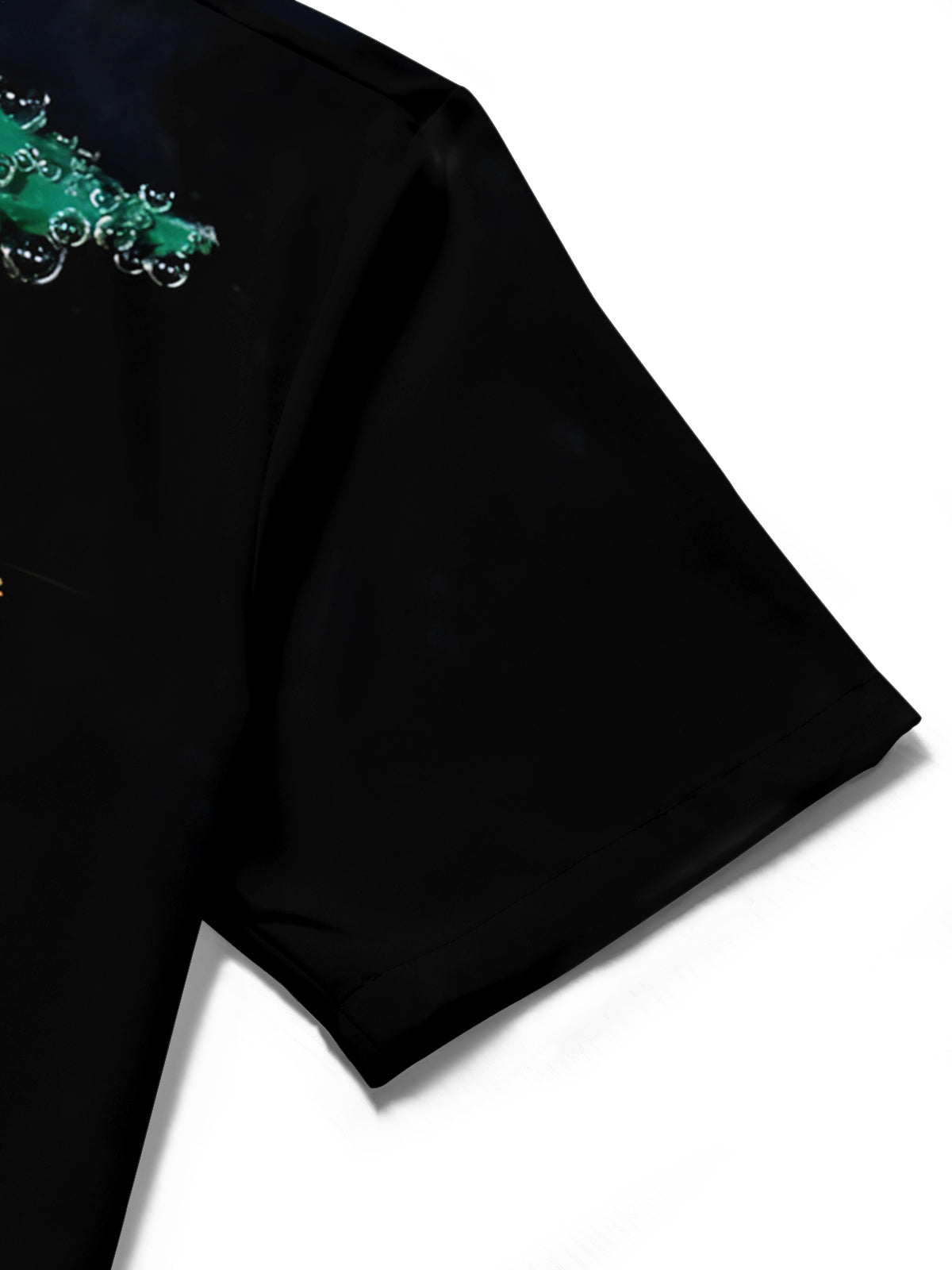 Paintbrush Print Men's Pocket Short Sleeve Shirts