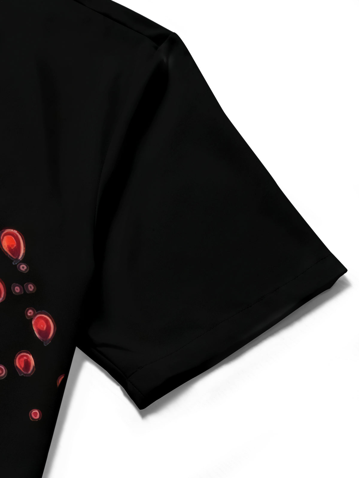 Leaf Print Men's Pocket Short Sleeve Shirts