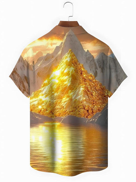 Mountain Men's Pocket Short Sleeve Shirts