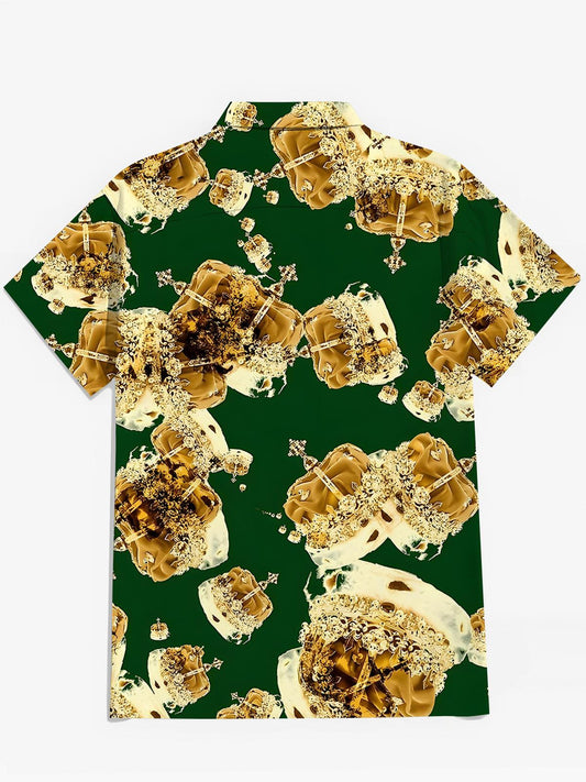 Crown Men's Pocket Short Sleeve Shirts