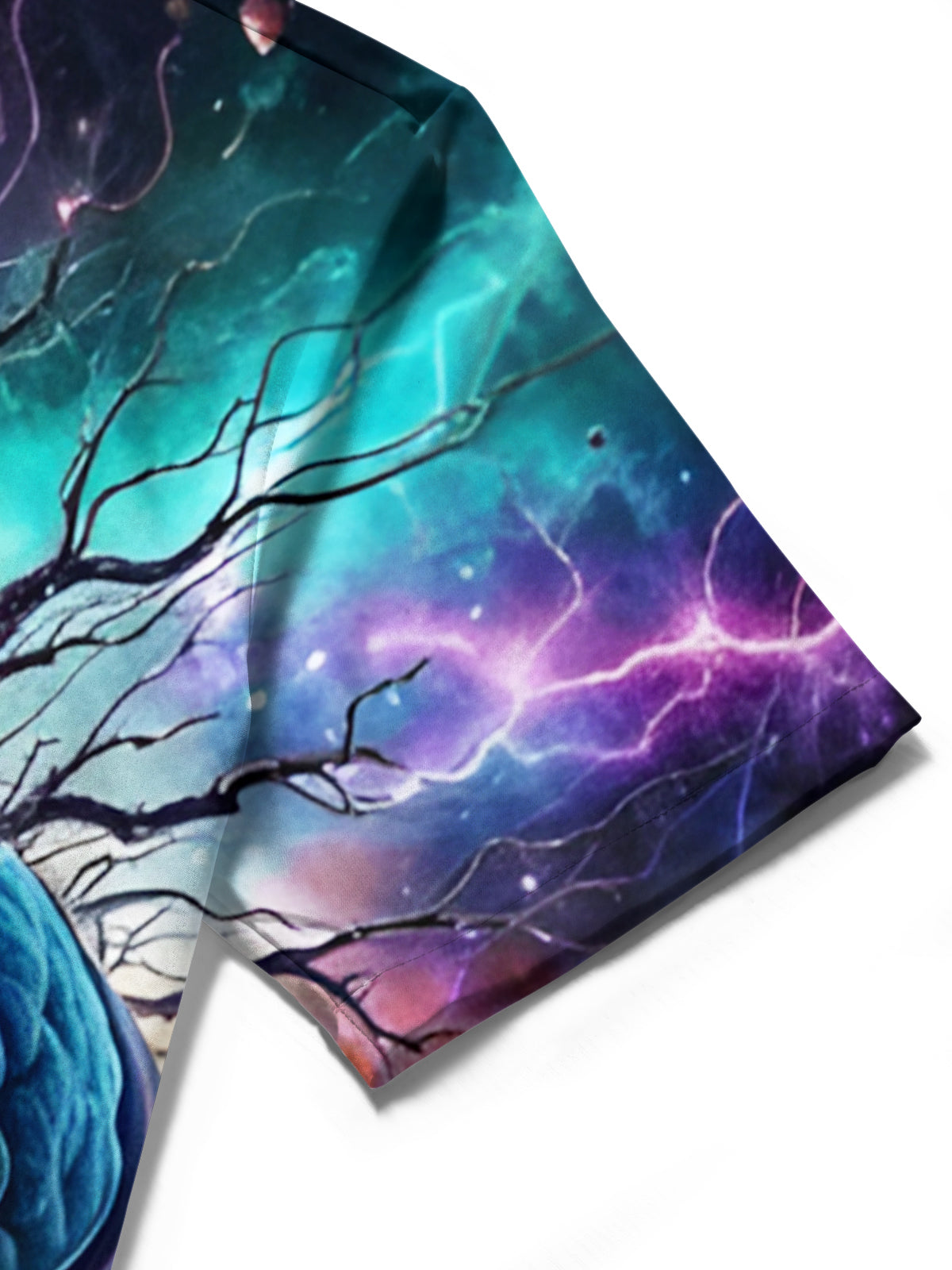 Octopus Print Men's Pocket Short Sleeve Shirts