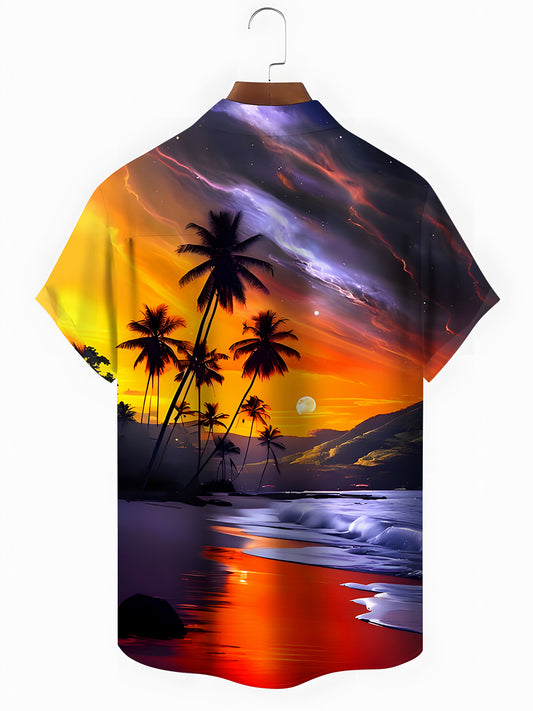 Hawaiian Men's Pocket Short Sleeve Shirts