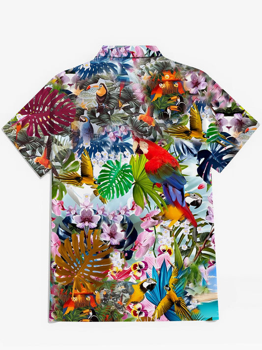 Hawaiian Men's Pocket Short Sleeve Shirts
