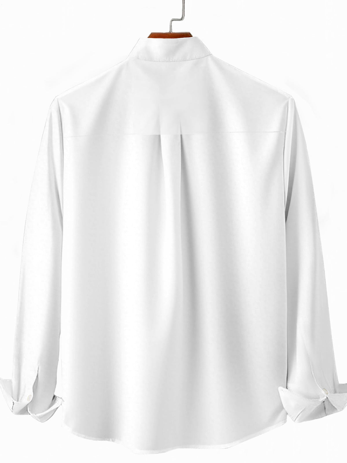Floral Men's Pocket Long Sleeve Shirts