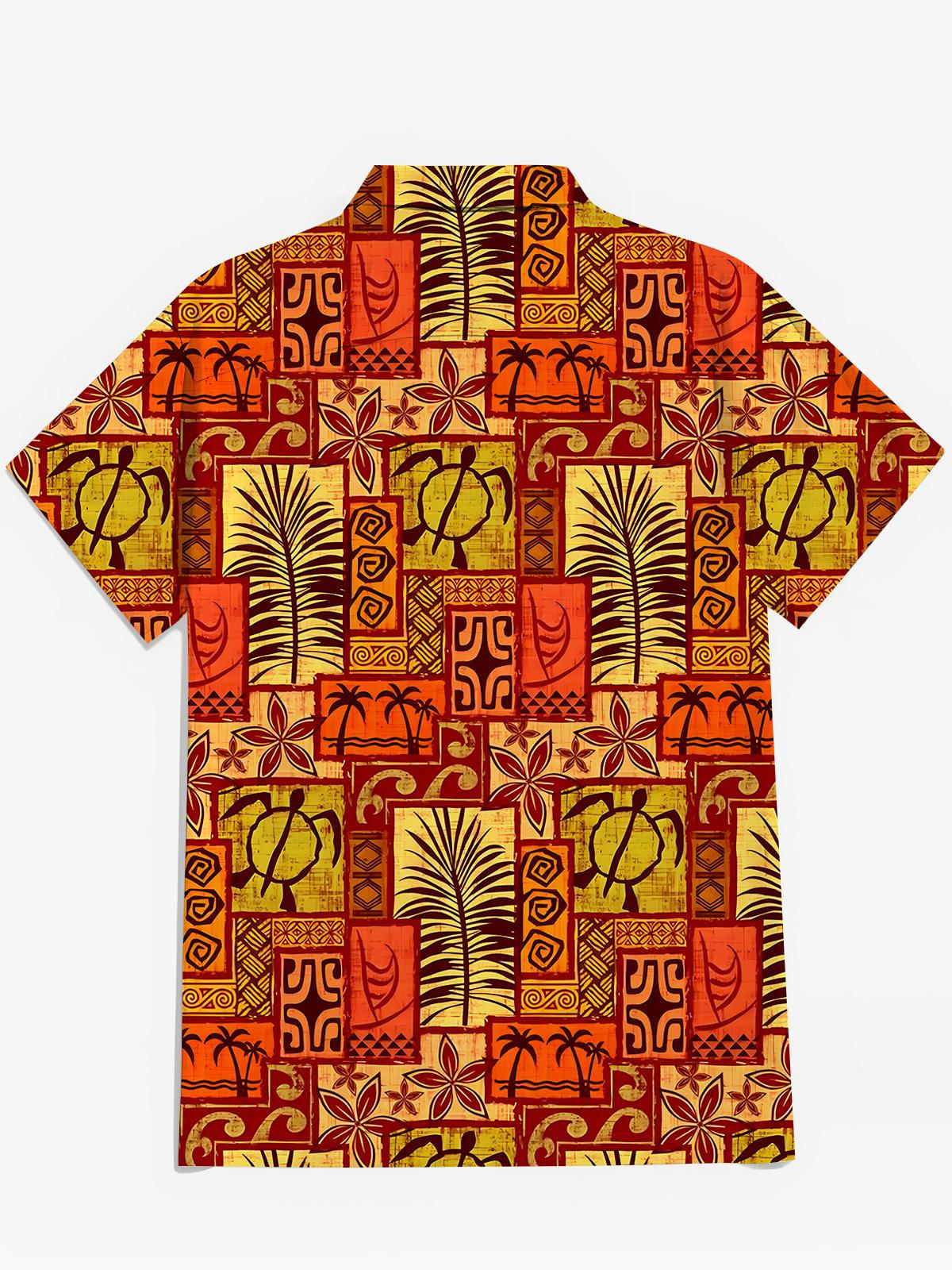 Hawaiian Men's Pocket Short Sleeve Shirts