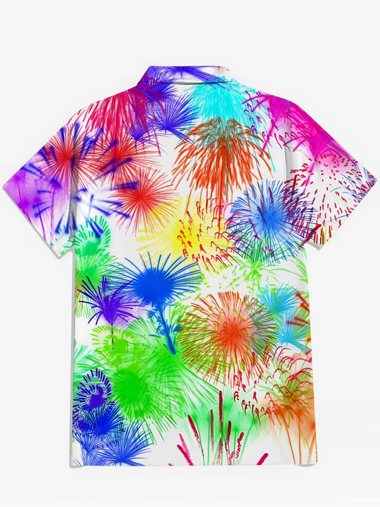 Fireworks Men's Pocket Short Sleeve Shirts
