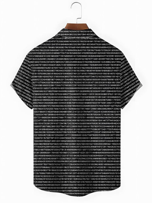 Digital Men's Pocket Short Sleeve Shirts