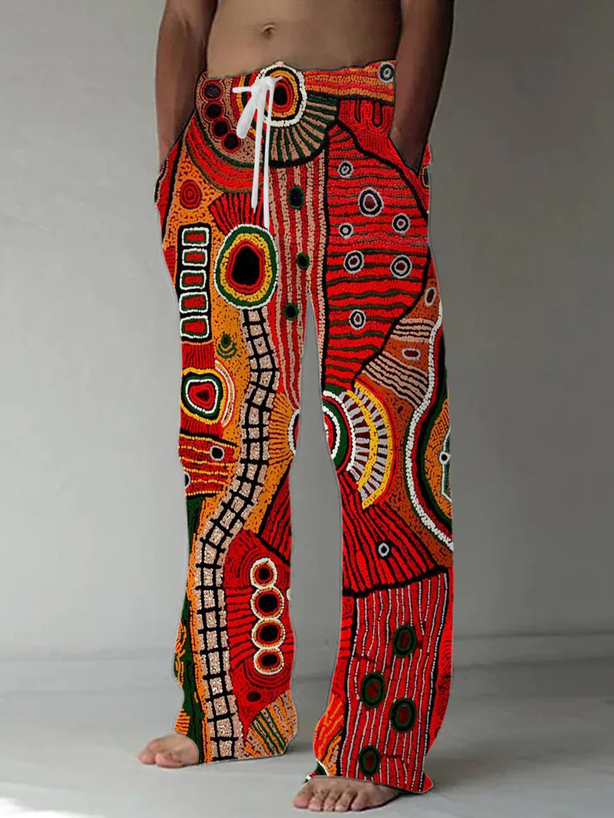 men's casual pants front view