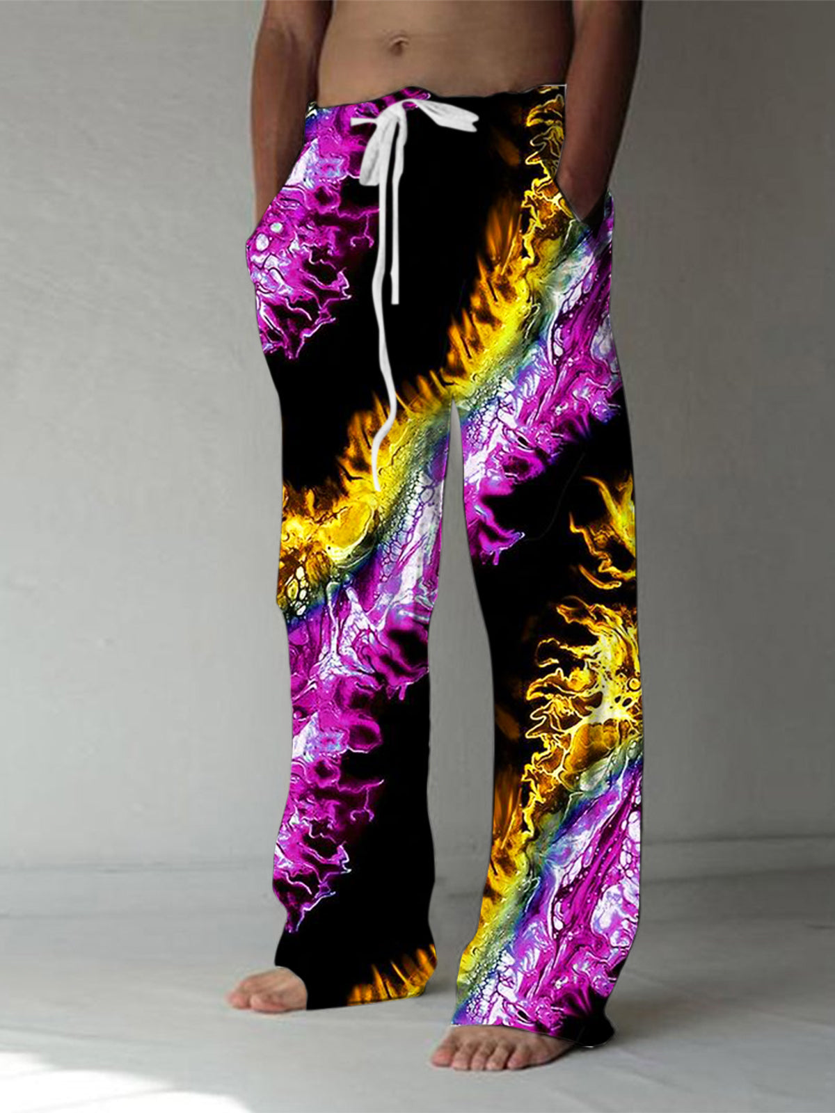 men's casual pants front view