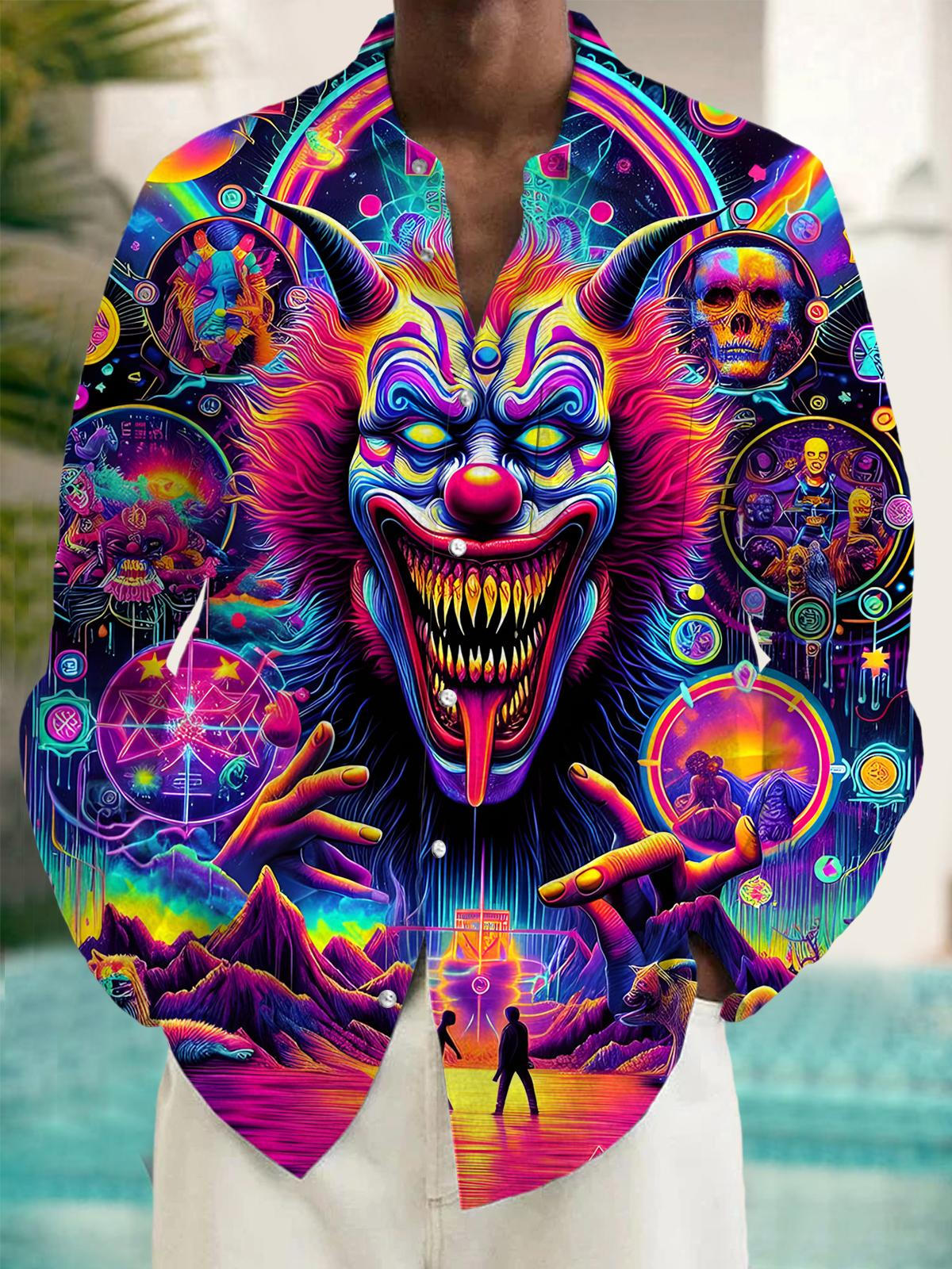 men's shirt front view