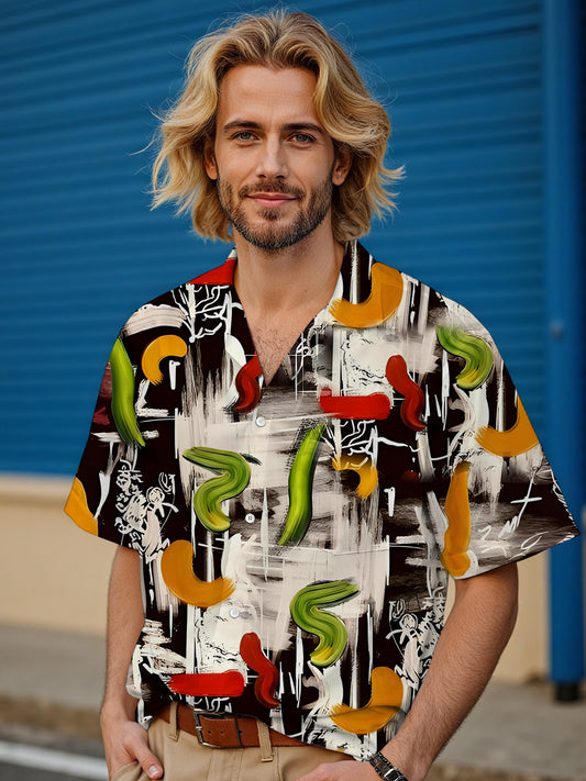 Vintage Men's Pocket Short Sleeve Shirts