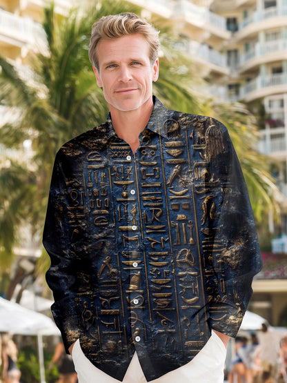 men's retro style shirt back view