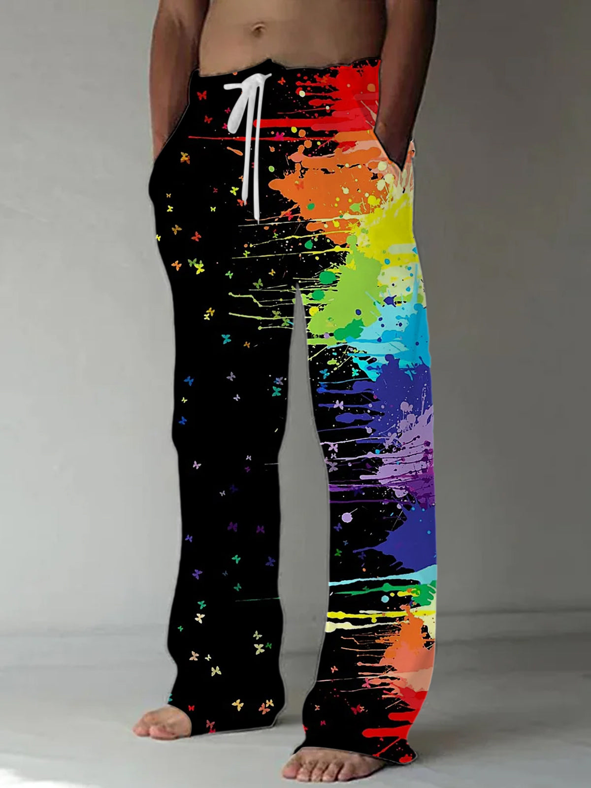 men's casual pants front view