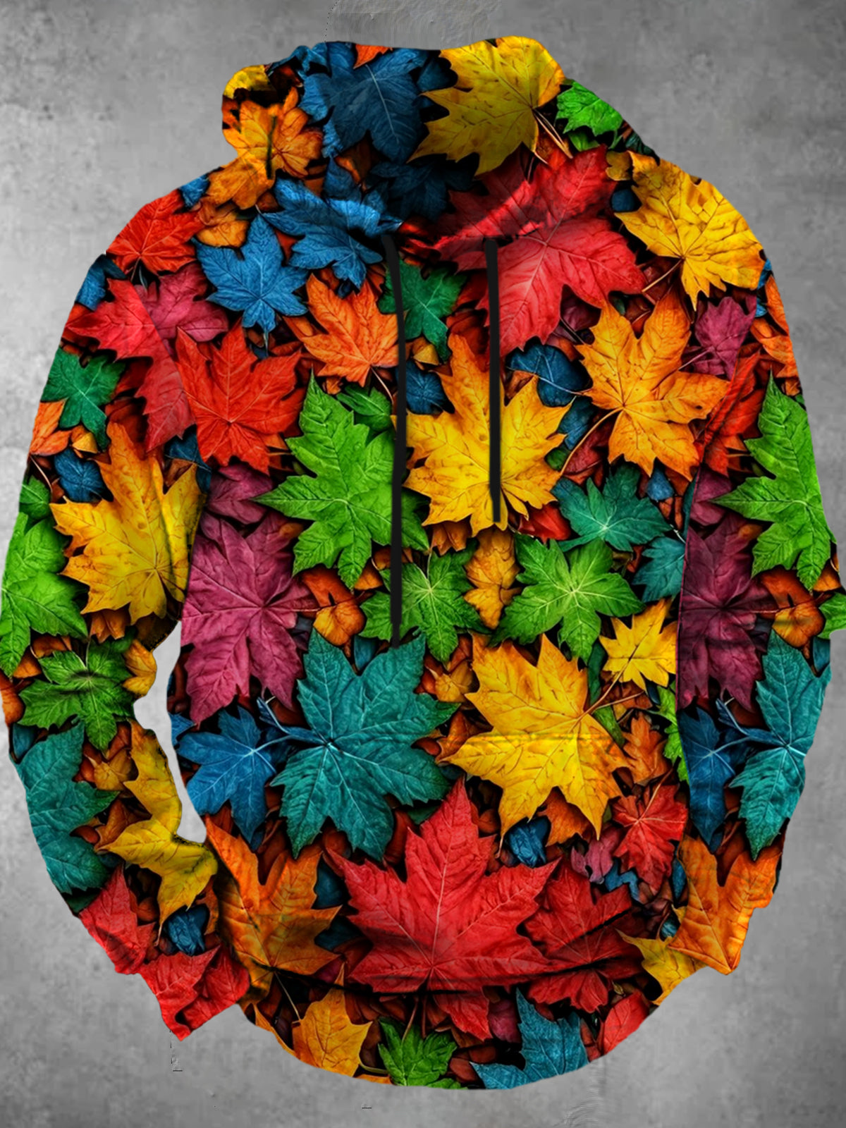 men's travel print shirt back view