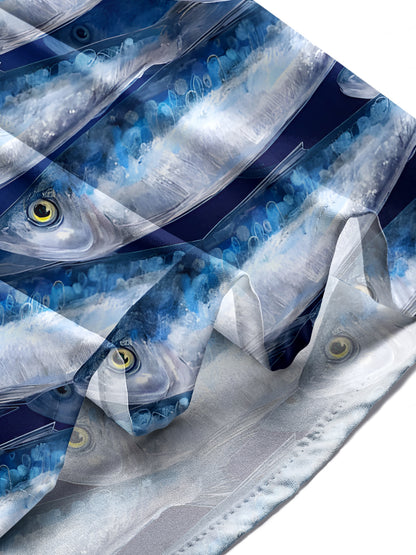 Fish Men's Pocket Short Sleeve Shirts