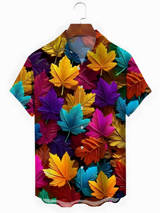 Leaf Men's Pocket Short Sleeve Shirts