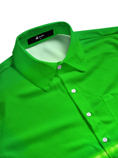Funny Mouth Teeth Men's Pocket Short Sleeve Shirts