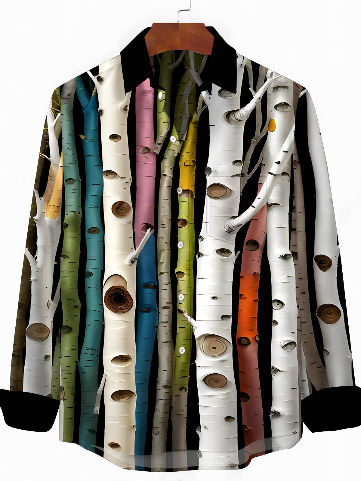 Tree Men's Pocket Long Sleeve Shirts
