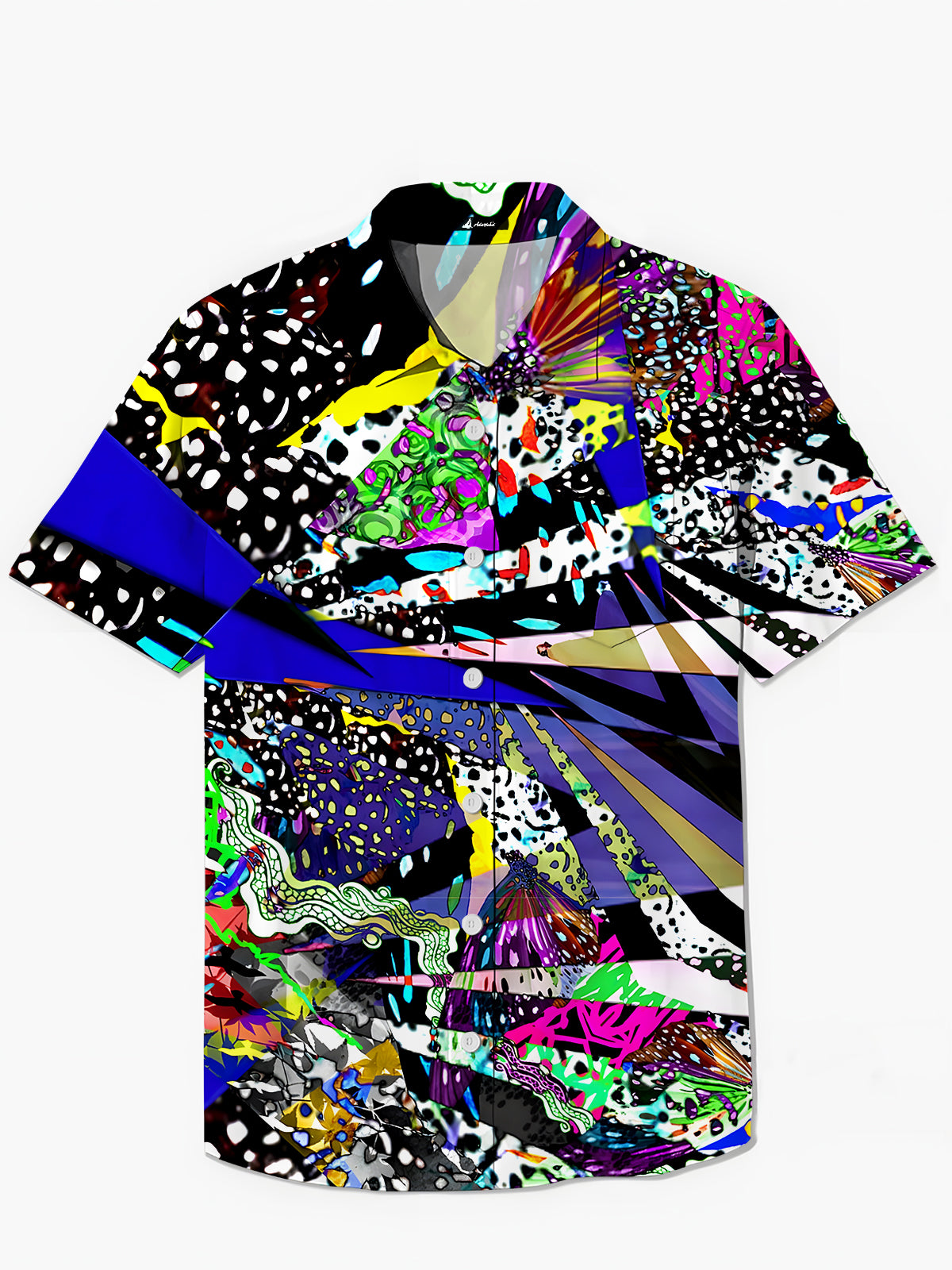 Geometry Men's Pocket Short Sleeve Shirts