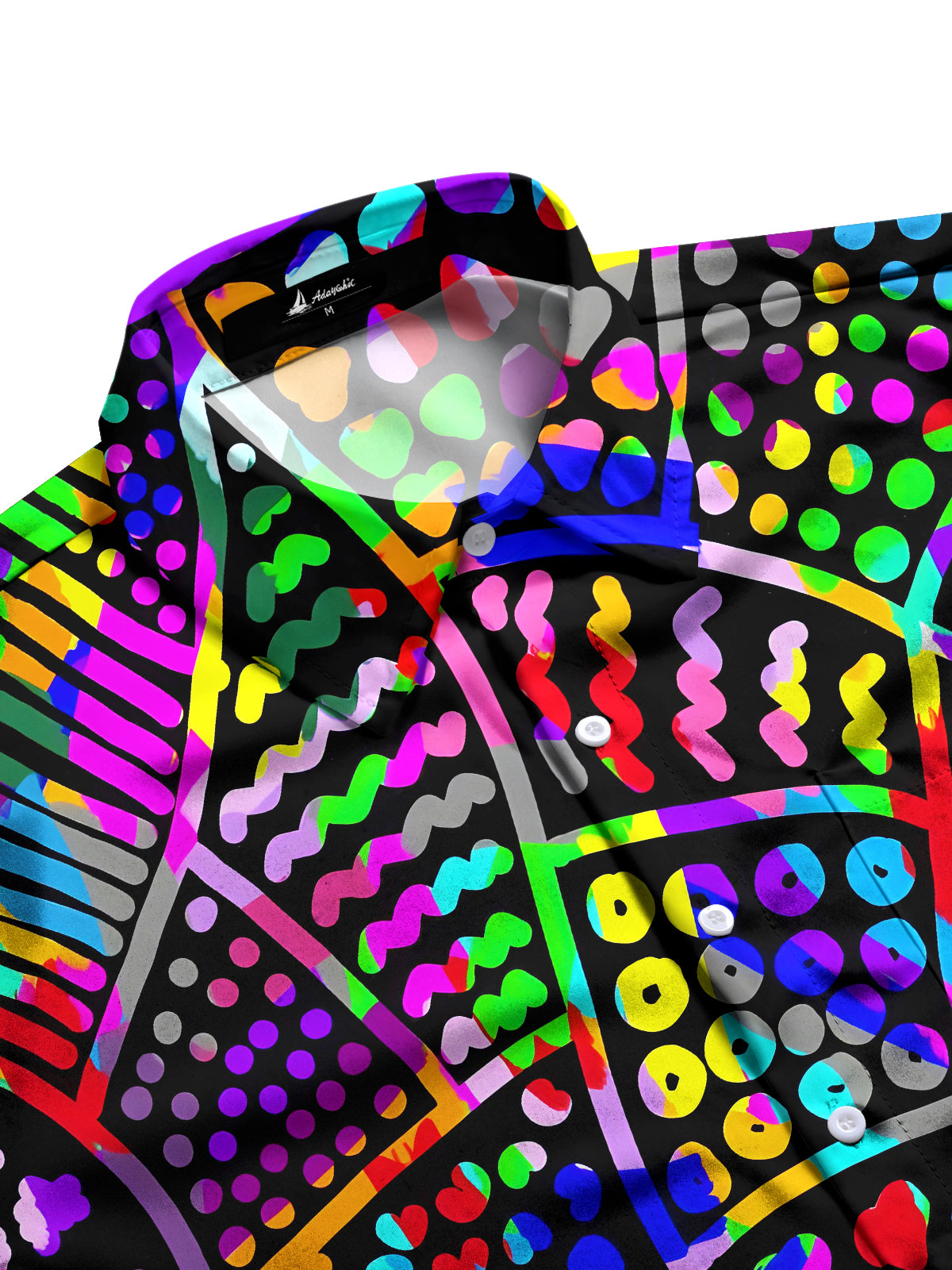 Geometry Men's Pocket Short Sleeve Shirts