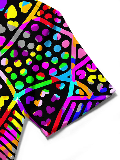 Geometry Men's Pocket Short Sleeve Shirts