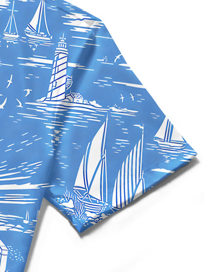 Hawaiian Boat Men's Pocket Short Sleeve Shirts