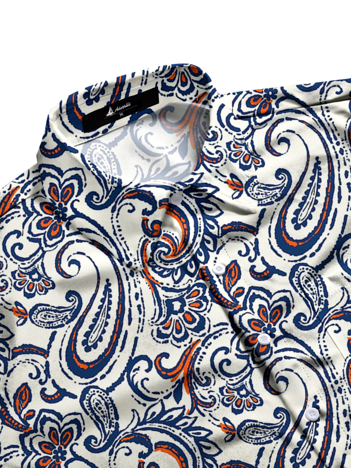 Floral Men's Pocket Short Sleeve Shirts