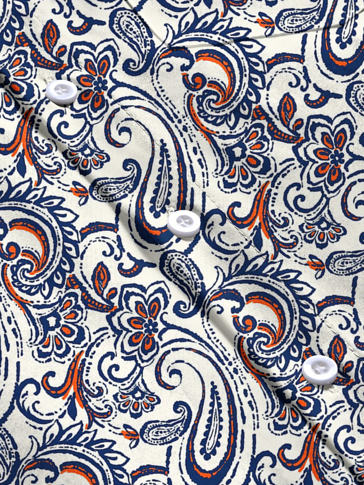 Floral Men's Pocket Short Sleeve Shirts
