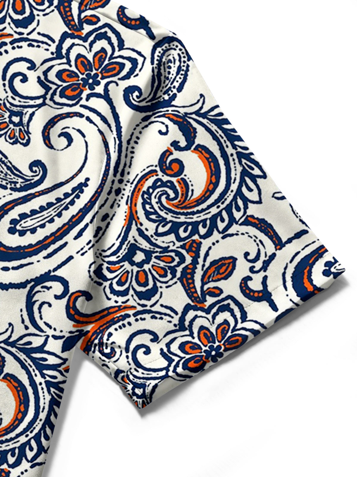 Floral Men's Pocket Short Sleeve Shirts