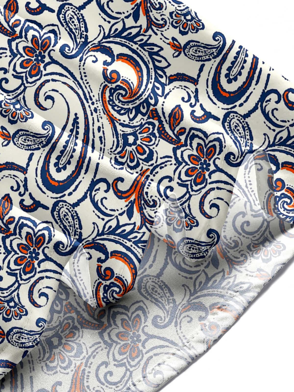 Floral Men's Pocket Short Sleeve Shirts