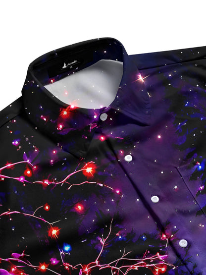 men's festive shirt side view