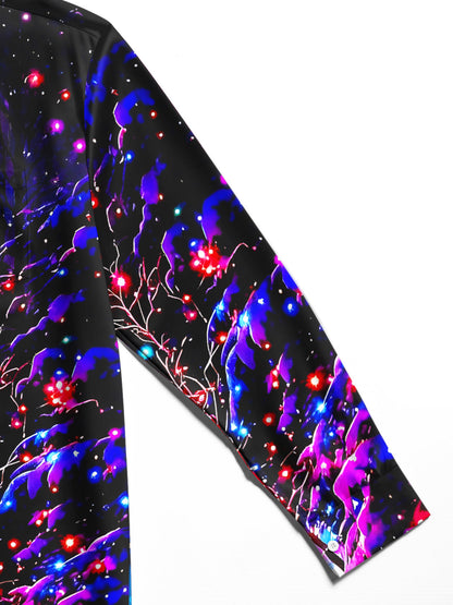men's Christmas shirt close-up full sleeve