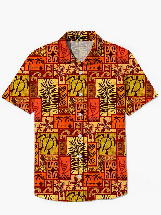Hawaiian Men's Pocket Short Sleeve Shirts