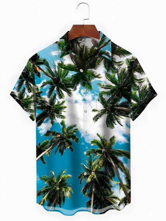 Hawaiian Men's Pocket Short Sleeve Shirts