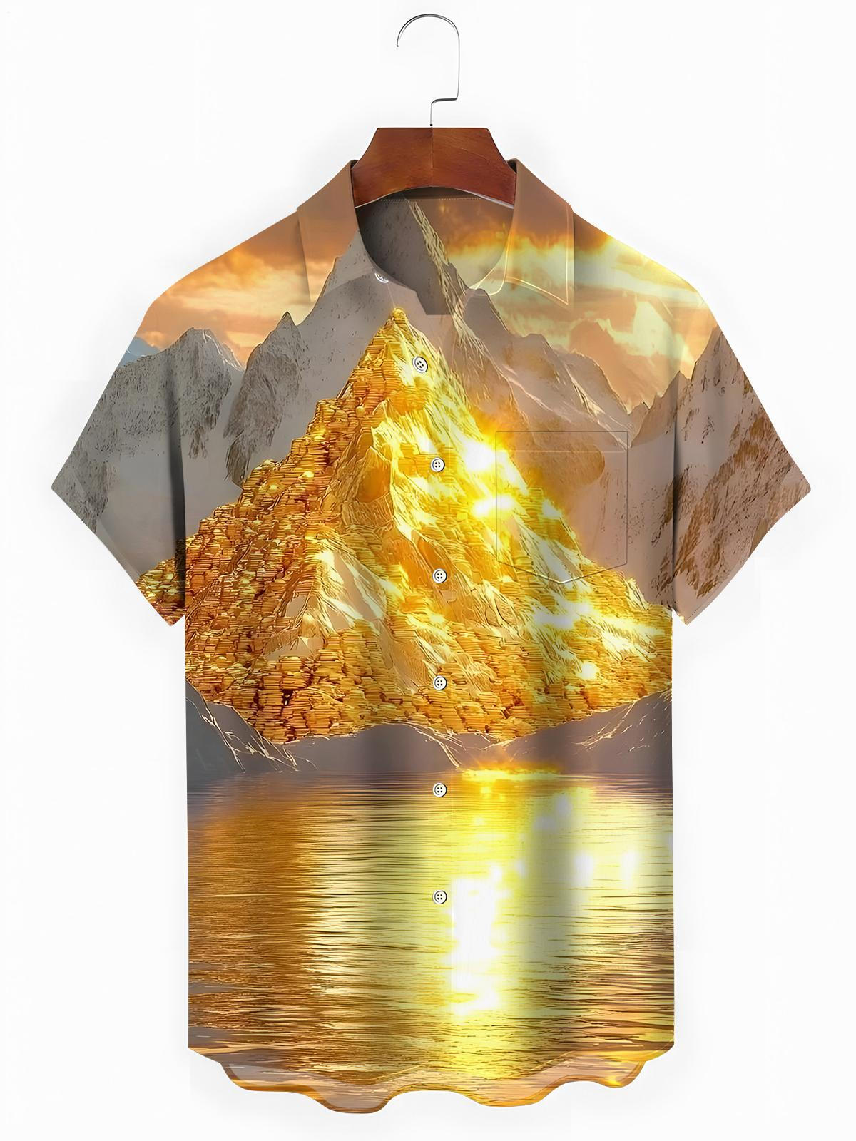 Mountain Men's Pocket Short Sleeve Shirts