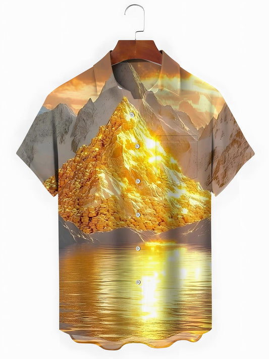 Mountain Men's Pocket Short Sleeve Shirts