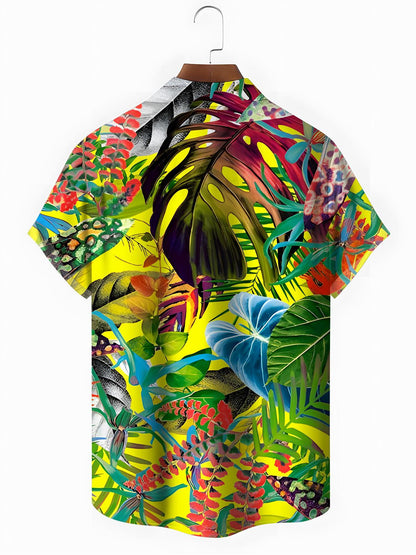 Hawaiian Men's Pocket Short Sleeve Shirts