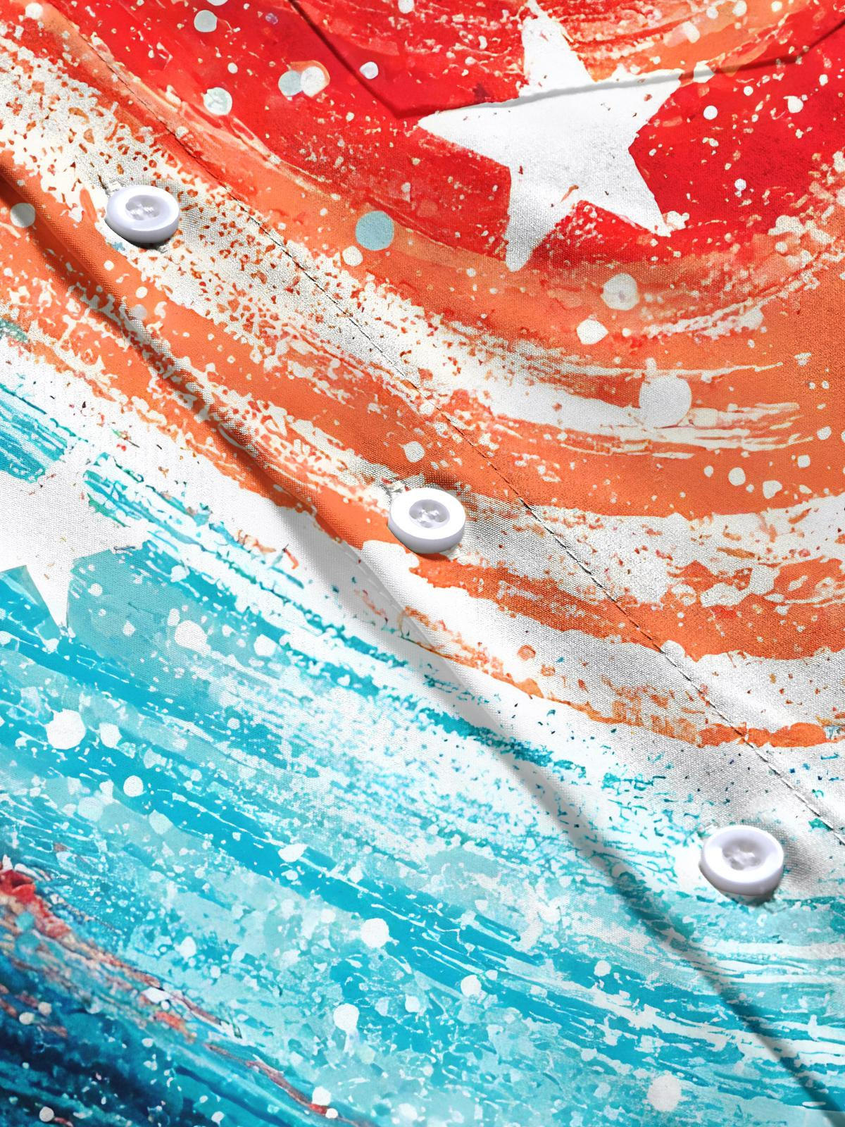 Star Men's Pocket Short Sleeve Shirts