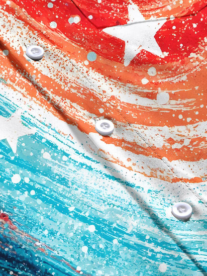 Star Men's Pocket Short Sleeve Shirts