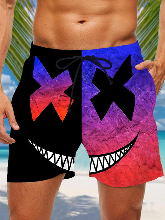 Funny Men's Print Pocket Shorts