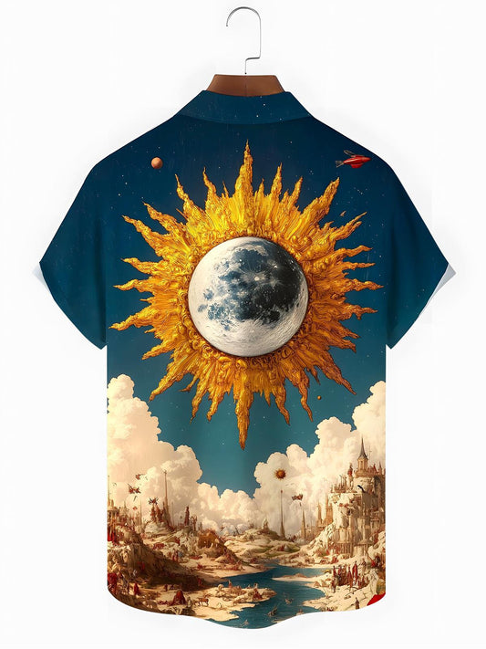 Sun Men's Pocket Short Sleeve Shirts